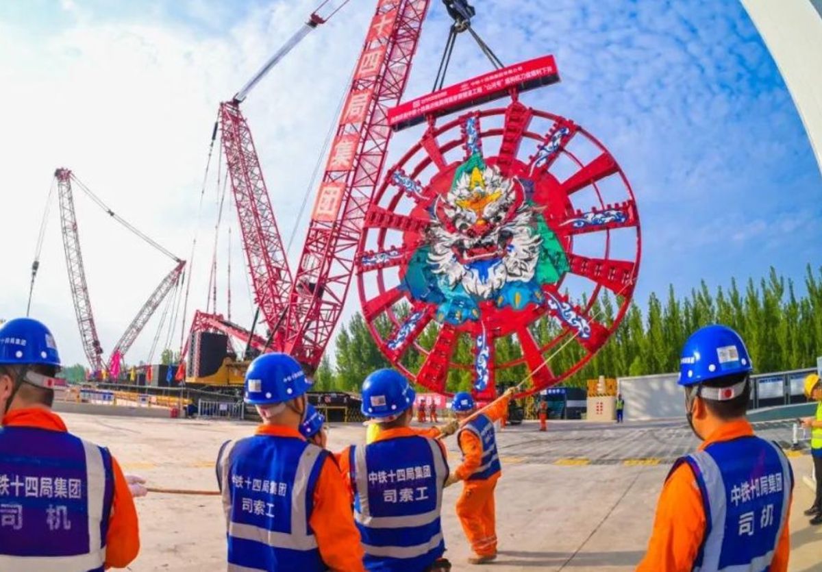 China túnel submarino más ancho del mundo
