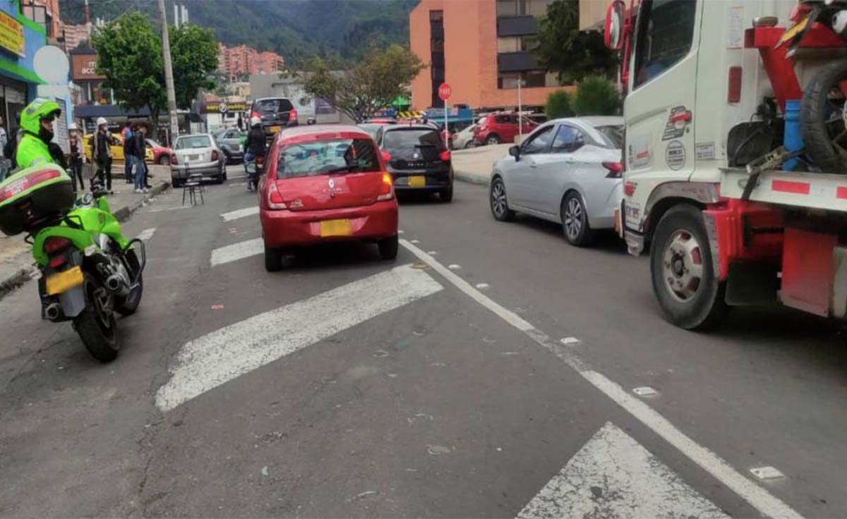 Señales prohibido parquear