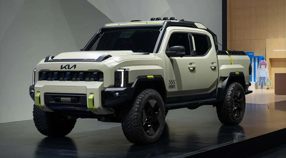 Kia Tasman off-road