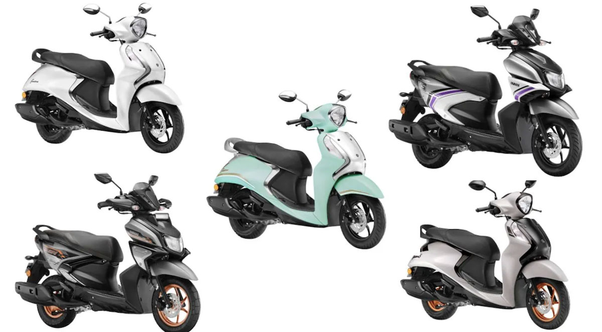 Yamaha Fascino y RayZR hibridas