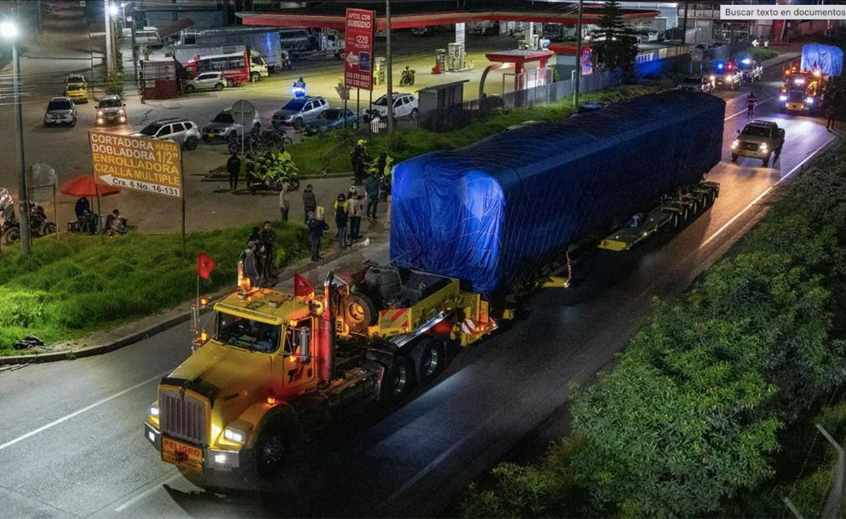 Metro de Bogotá primer tren