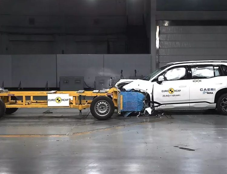 GAC Aion V pruebas de seguridad Euro NCAP 2025