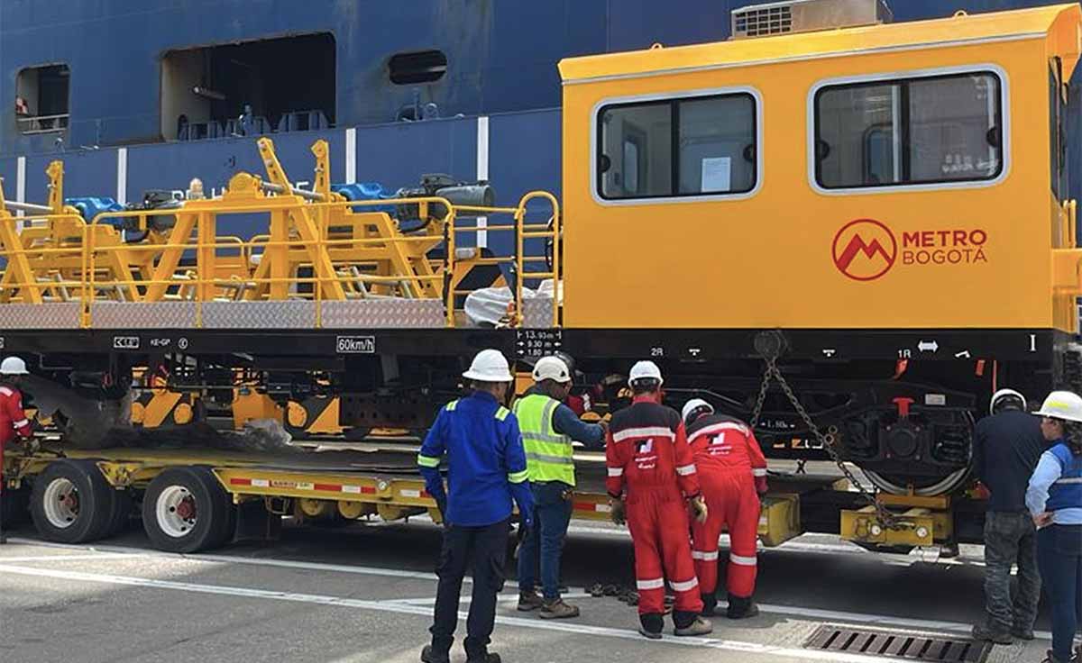 Vehículos auxiliares Metro de Bogotá