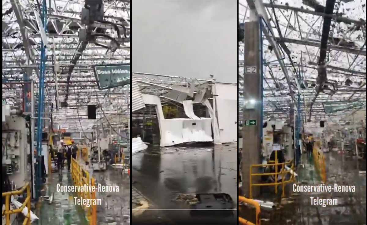 Planta Toyota Brasil destruida