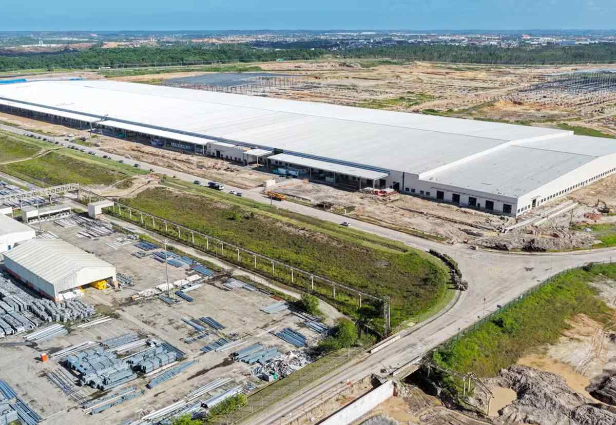 BYD fábrica en Bahía, Brasil.