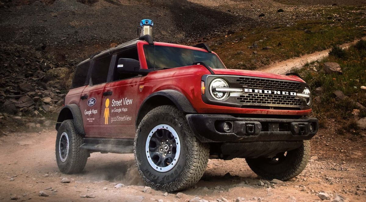 Ford Bronco Google Street View