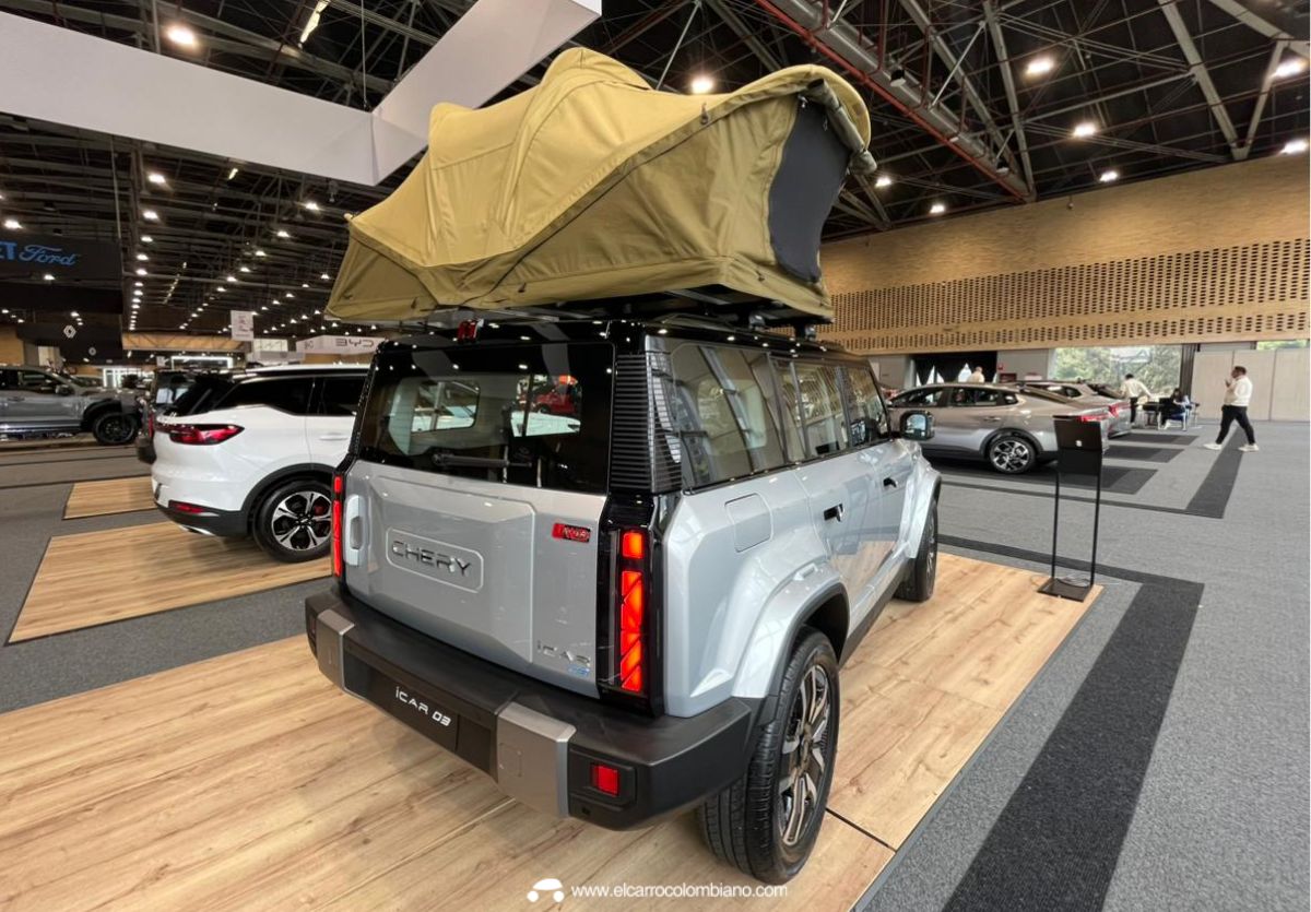 Chery iCAR 03 Terra accesorios Colombia