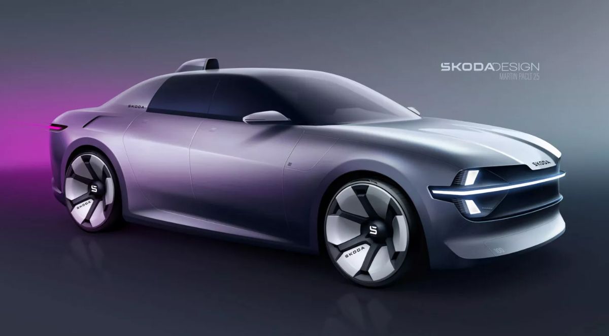 Skoda 100 Concept eléctrico 2025