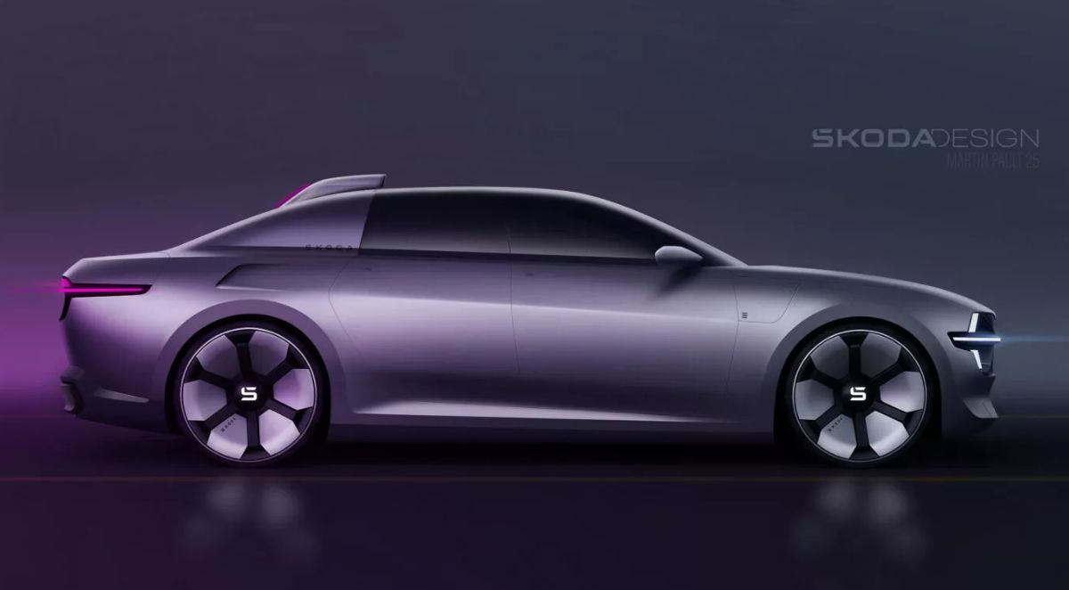 Skoda 100 Concept eléctrico 2025