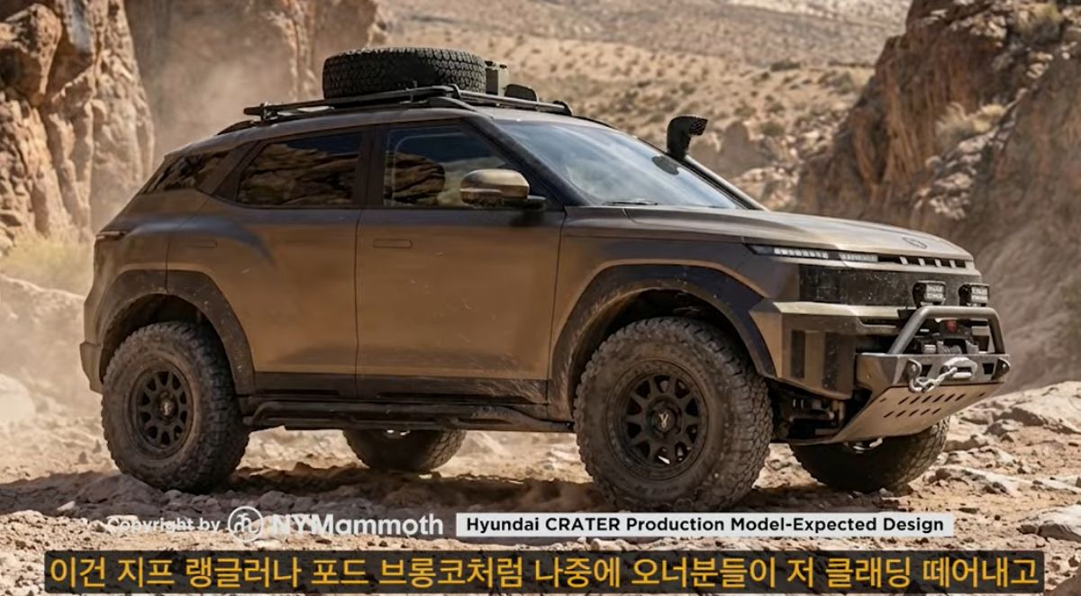 Hyundai Crater renders 2025