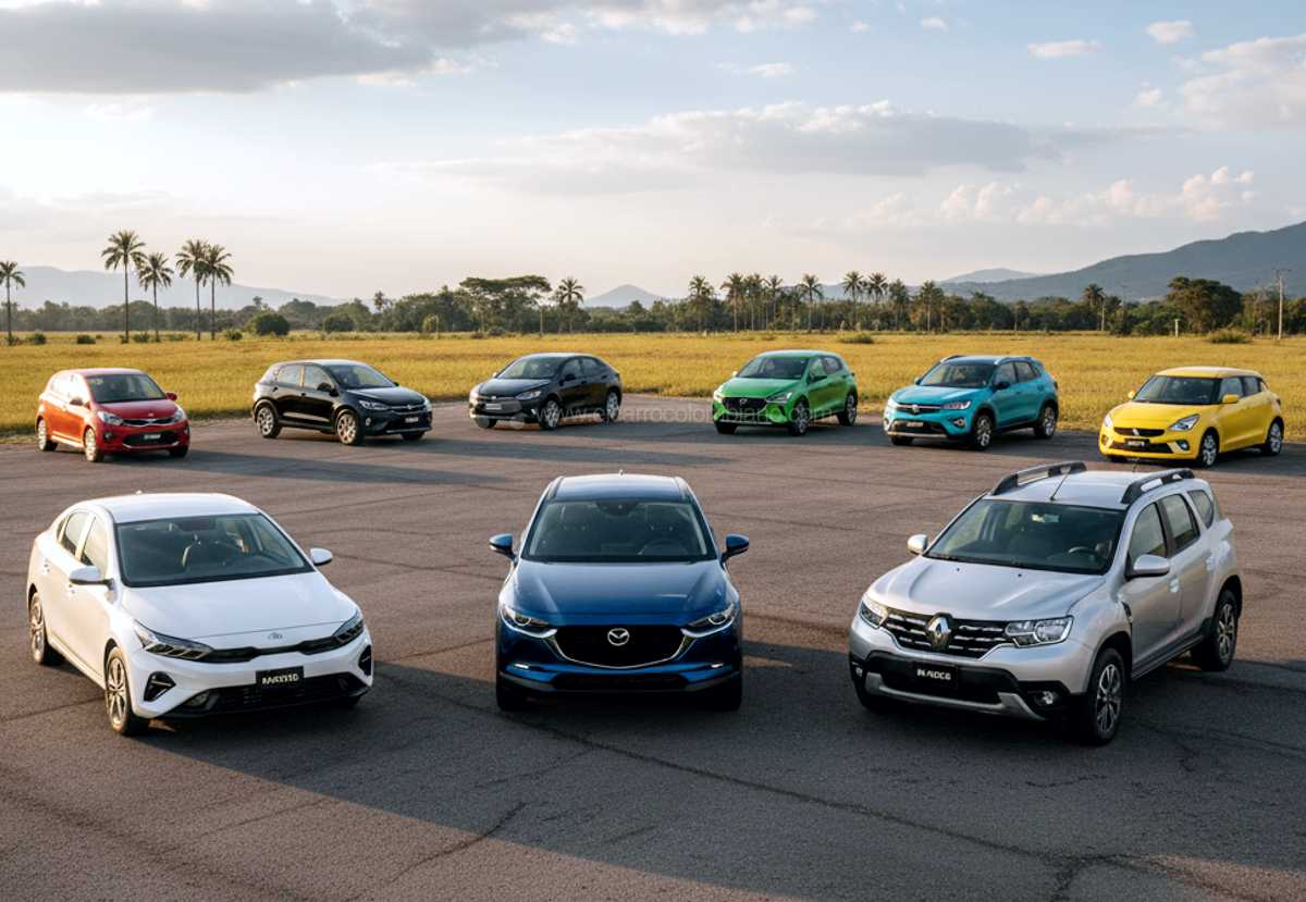 100 carros más vendidos de Colombia en 2025