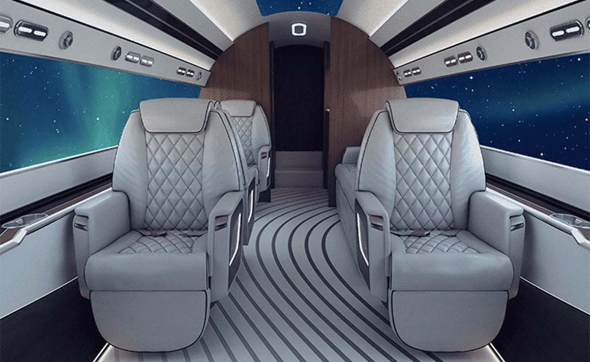 Phantom 3500 avión sin ventanas