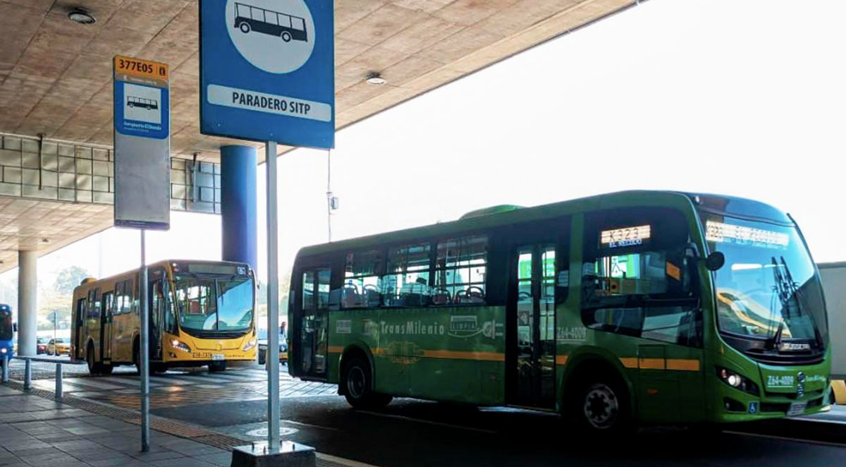 Pasaje de transporte público Colombia