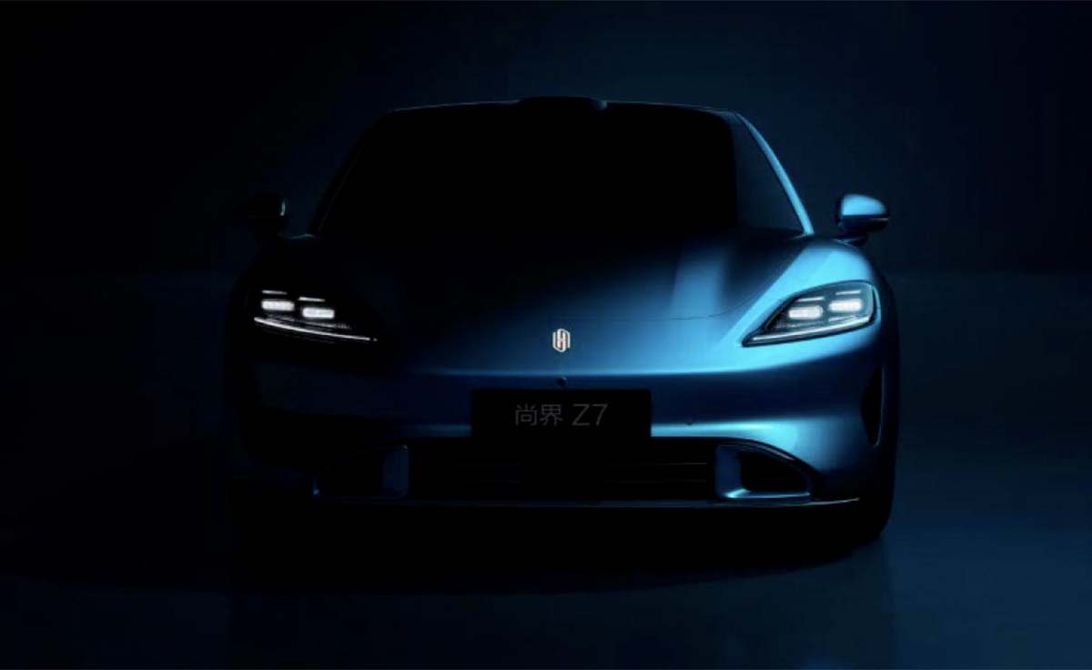 SAIC Z7 clon Porsche Taycan