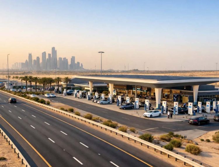 Hub carga eléctrica Emiratos Árabes Unidos