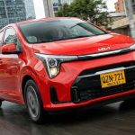 Kia Picanto 2026 Colombia, color rojo