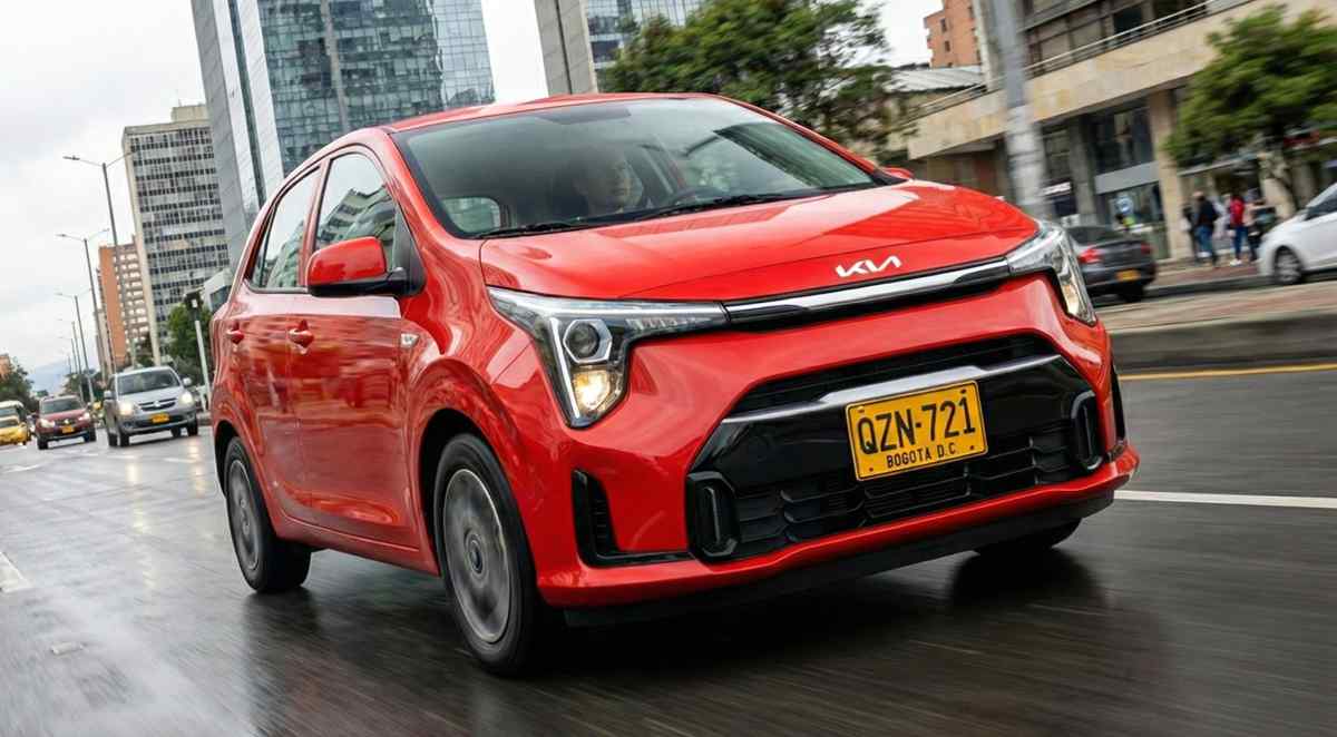 Kia Picanto 2026 Colombia, color rojo