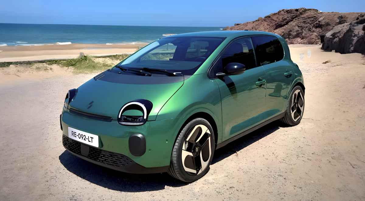 Renault Twingo E-Tech eléctrico, fotos espía en Sudamérica, Punta del Este, Uruguay