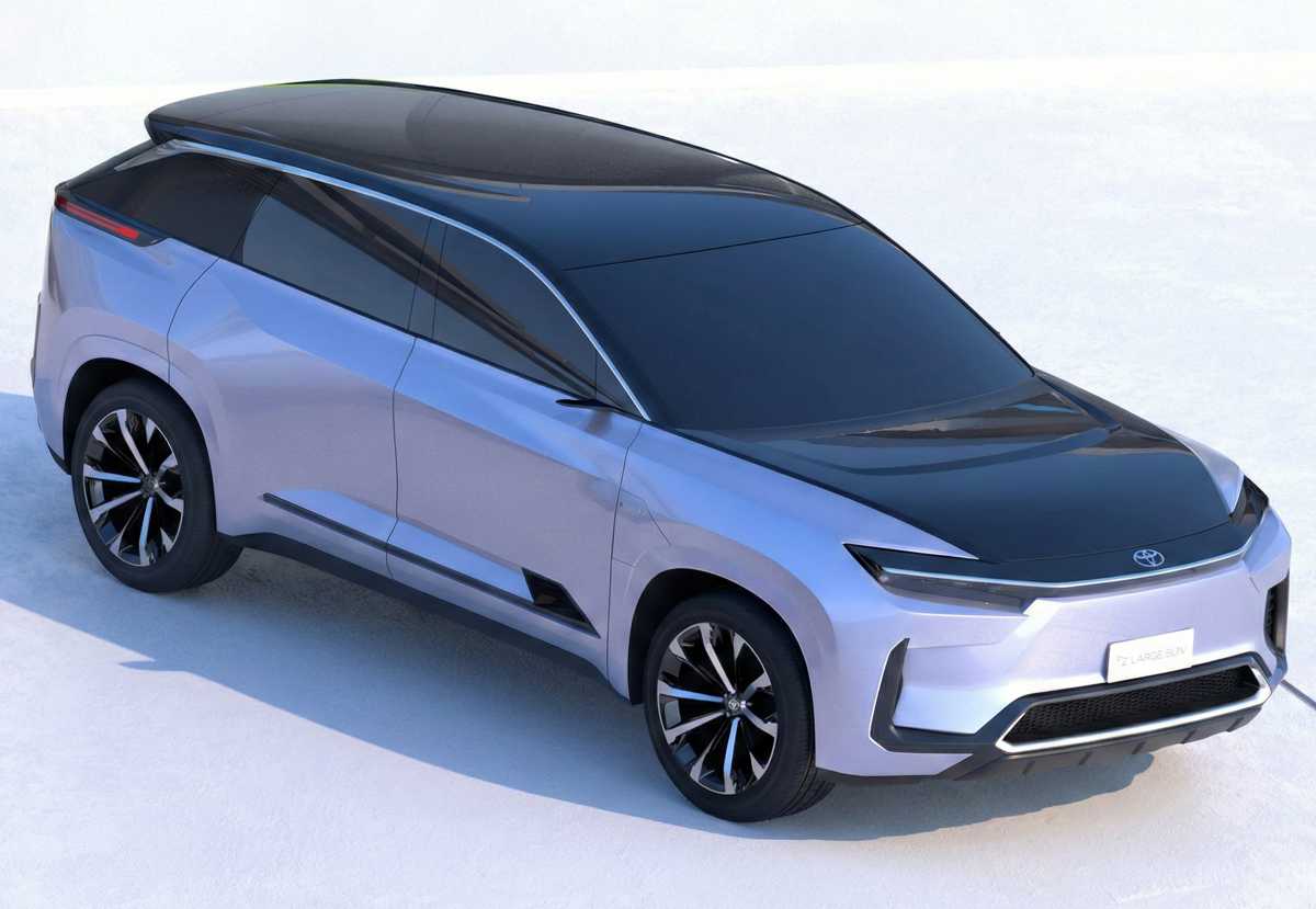 Toyota SUV eléctrico 7 puestos, Toyota bZ5X, Toyota bZ Large Concept, Toyota Highlander eléctrica