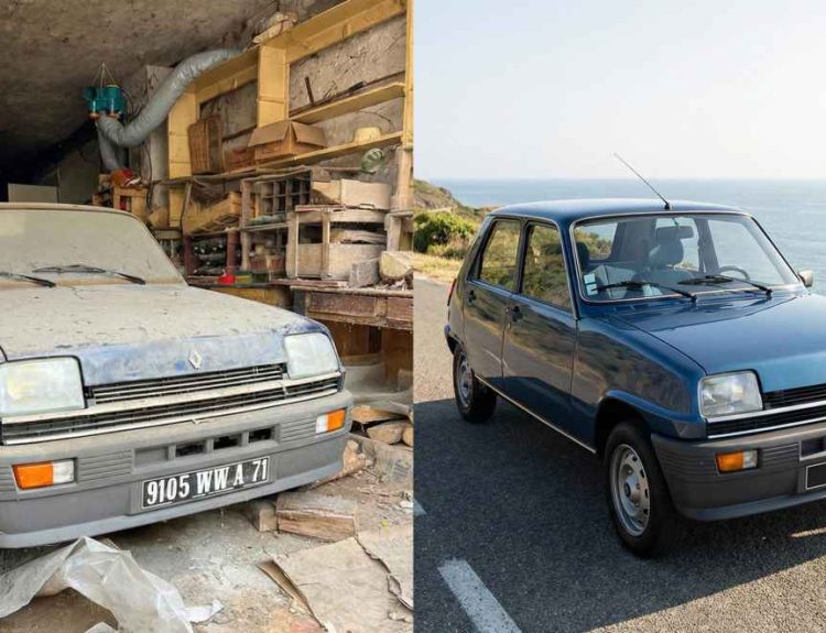 Renault 5 1982 abandonado nuevo granero vs restaurado