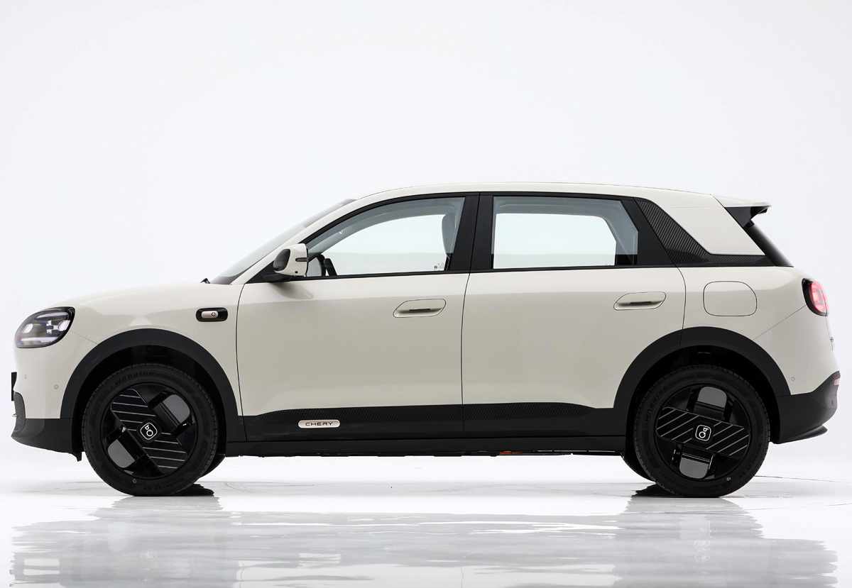 Chery QQ eléctrico, Chery QQ3 2026, vista lateral