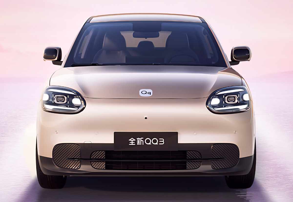 Chery QQ eléctrico, Chery QQ3 2026, vista frontal