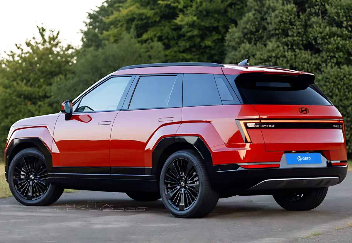 Hyundai Tucson 2027, renders, vista posterior