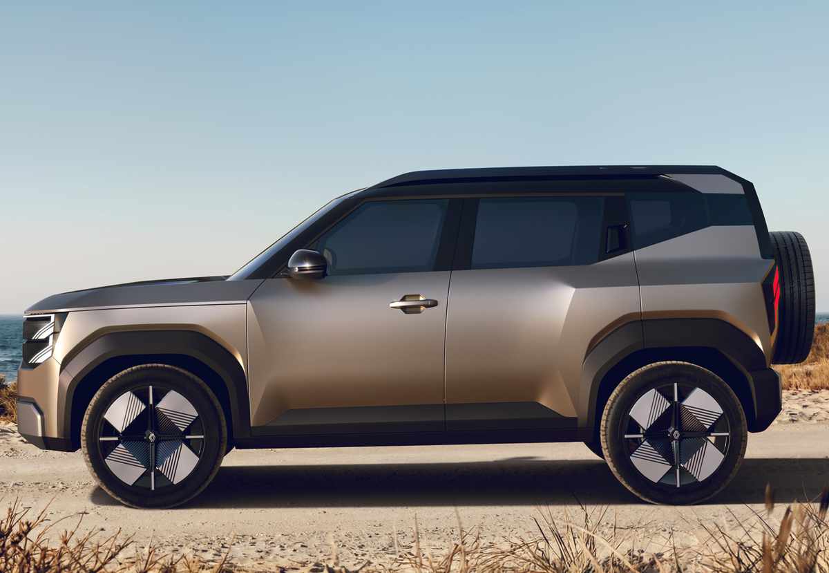 Renault Bridger Concept, vista lateral.