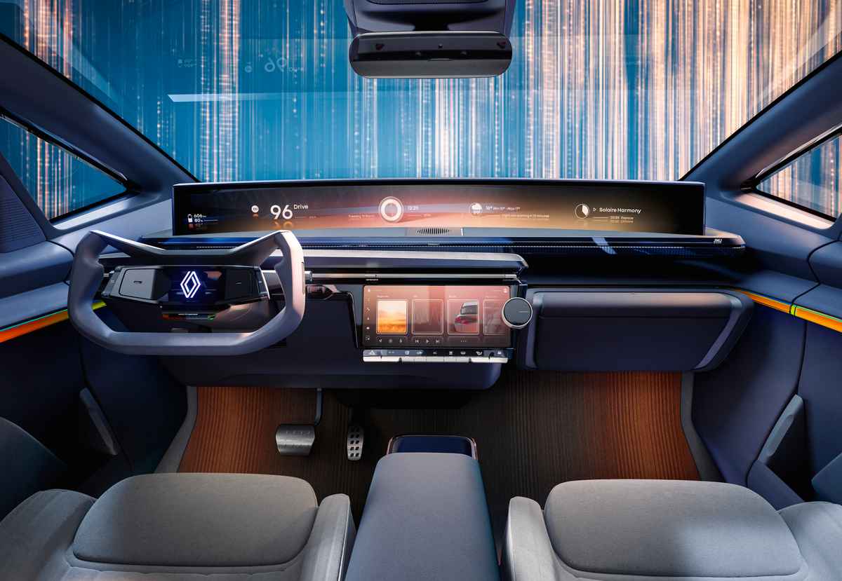 Renault R-Space Lab, tablero