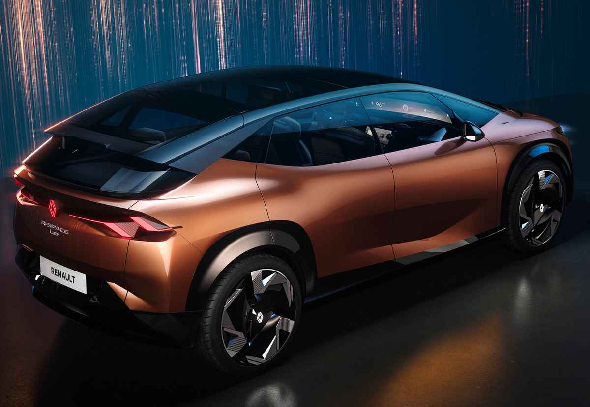 Renault R-Space Lab, vista posterior