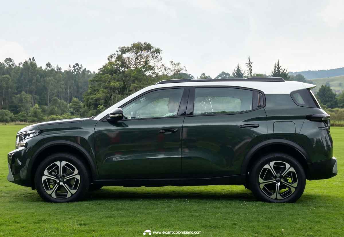 Citroën C3 Aircross MAX Híbrida, vista lateral
