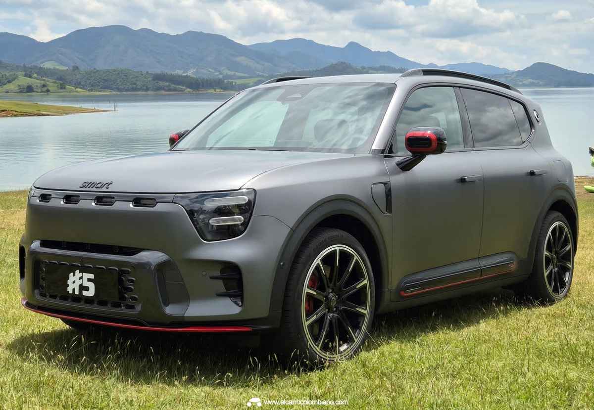 Smart #5 Brabus Colombia, vista frontal 3/4