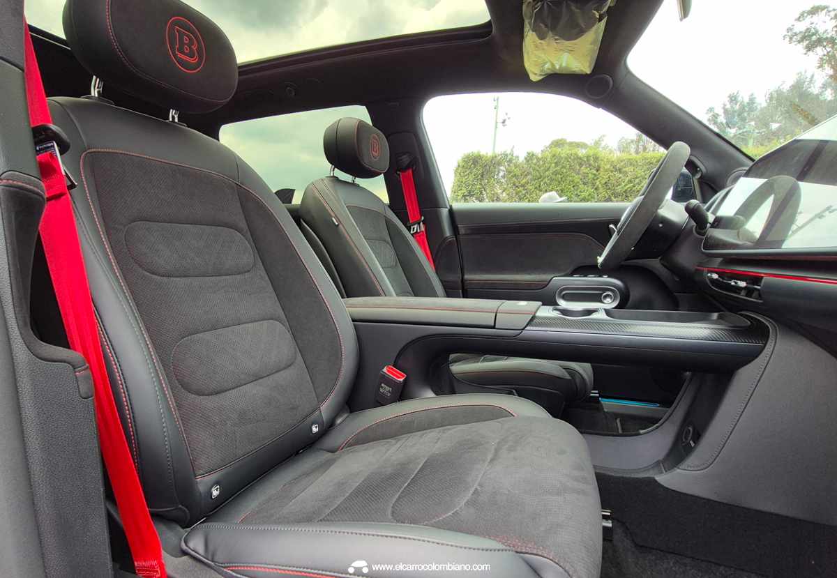 Smart #5 Brabus Colombia, interior asientos delanteros