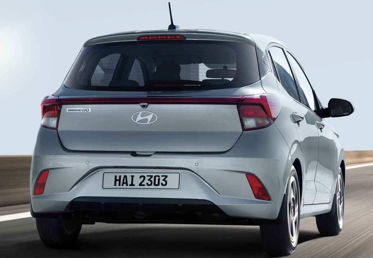 Hyundai Grand i10 2026, vista posterior