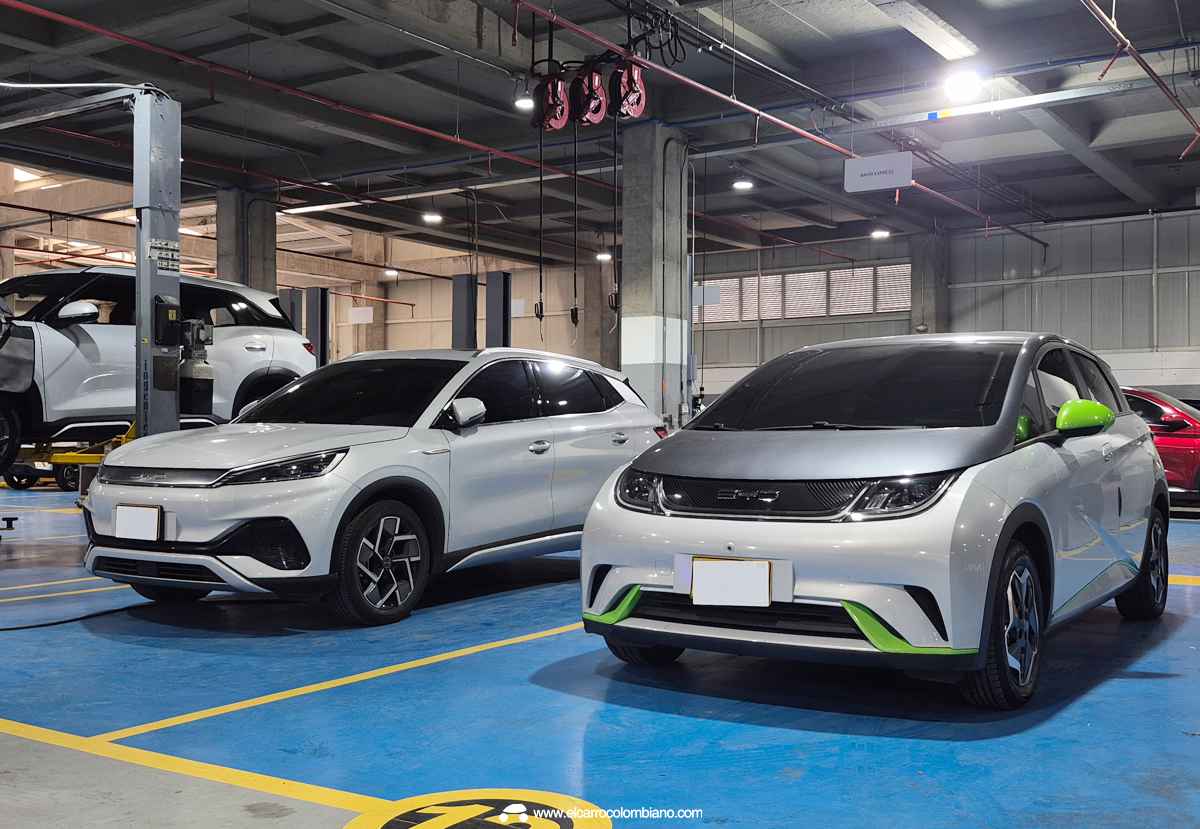 BYD Yuan Plus y BYD Dolphin. BYD Posventa en Colombia.
