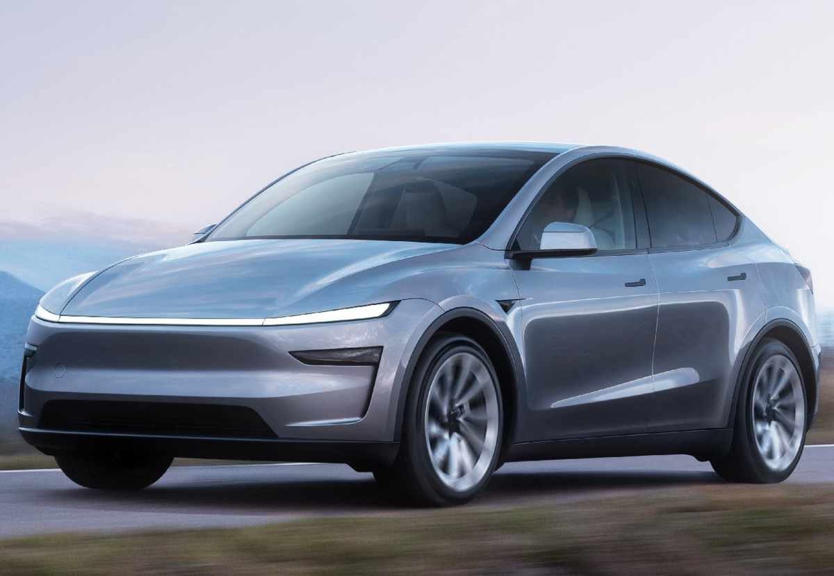 Fotografía del Tesla Model Y, el vehículo totalmente eléctrico que hizo historia al posicionarse como el carro más vendido de Colombia durante marzo de 2026.