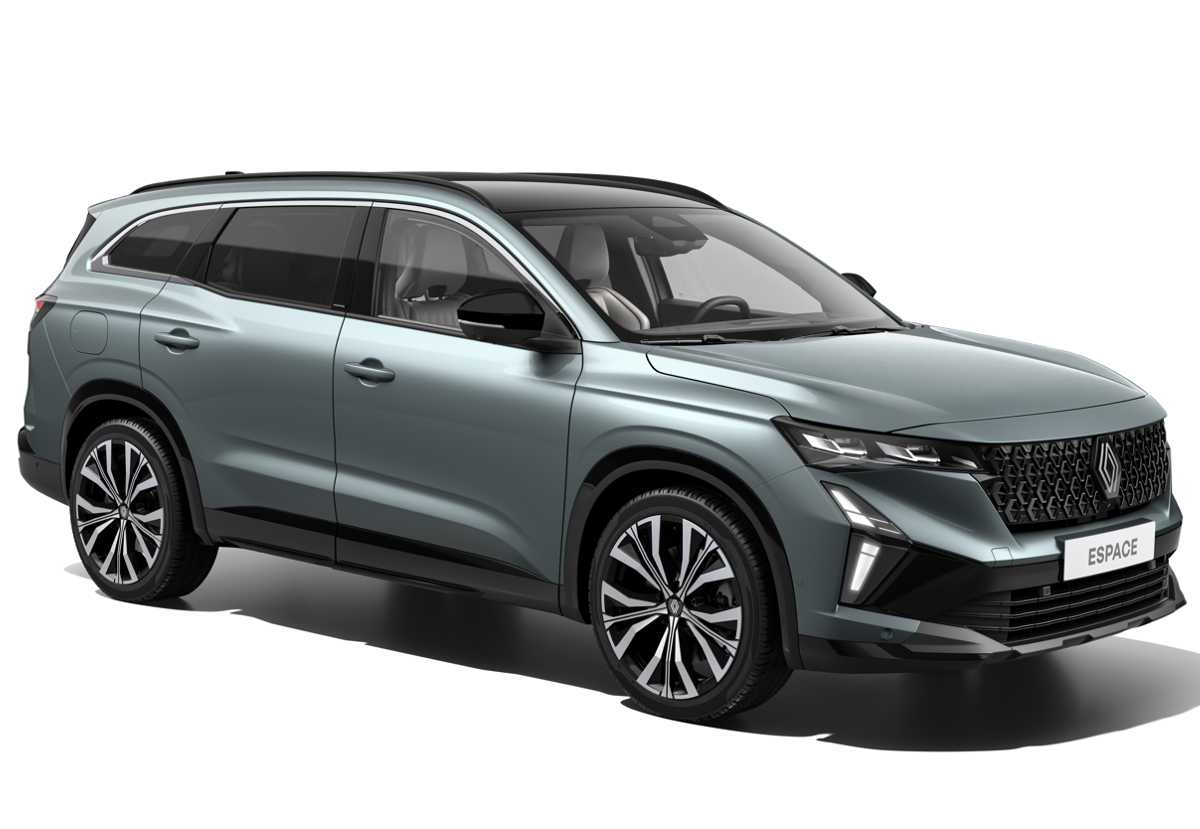 Diseño exterior del actual Renault Espace convertido en un SUV familiar, cuya continuidad de producción está en duda debido a la nueva estrategia de electrificación de la marca francesa.