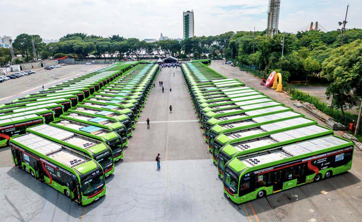 Buses eléctricos chinos