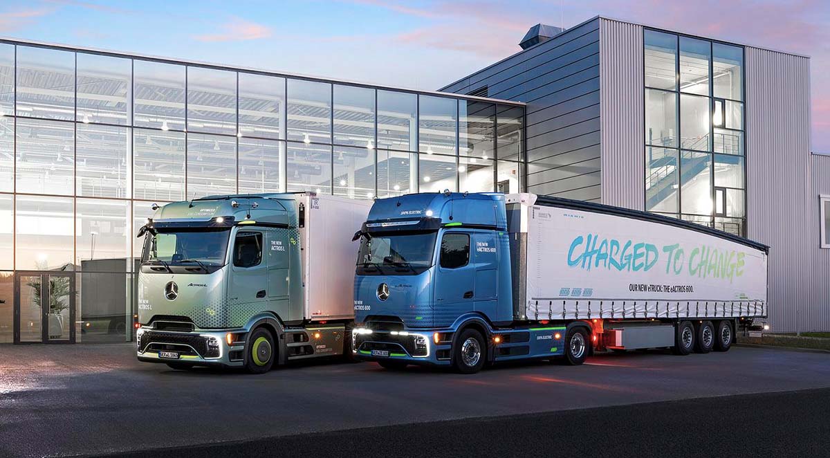Mercedes eActros 600 camión eléctrico vuelta al mundo