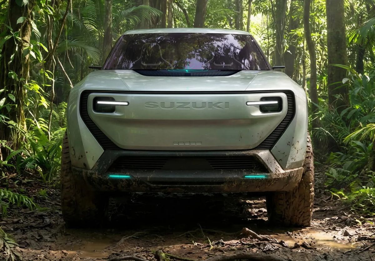 Suzuki Jimny render futurista 2026
