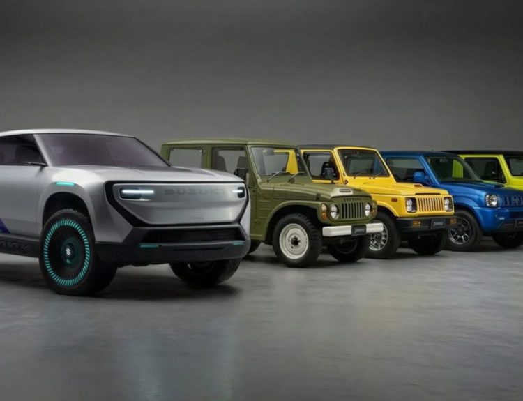 Suzuki Jimny render futurista 2026