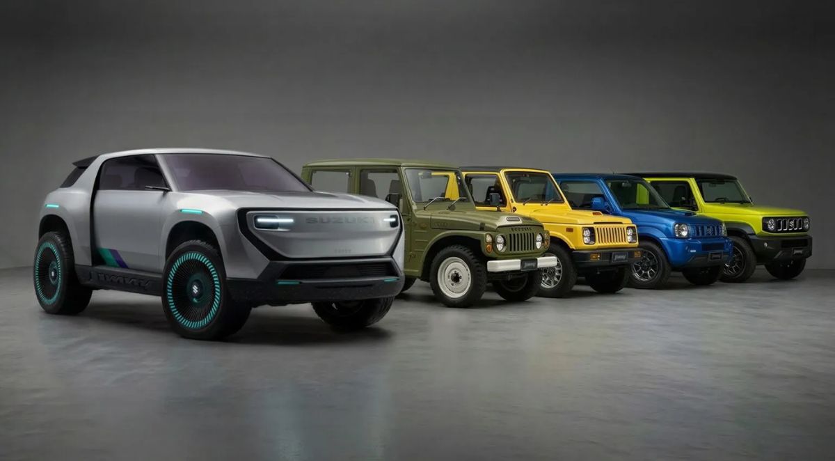Suzuki Jimny render futurista 2026