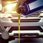 Escasez aceite para motor
