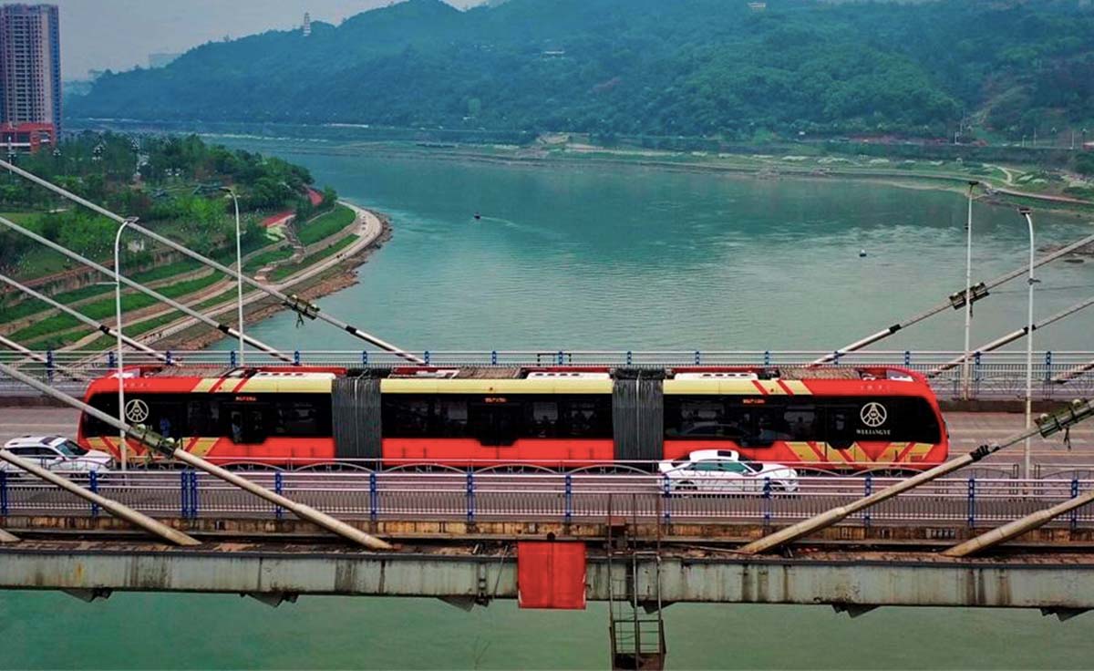 Tranvía autónomo China