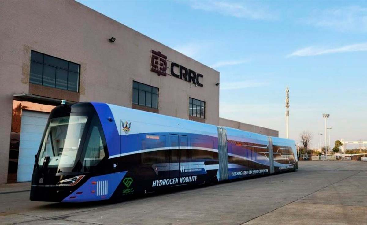 Tranvía autónomo China