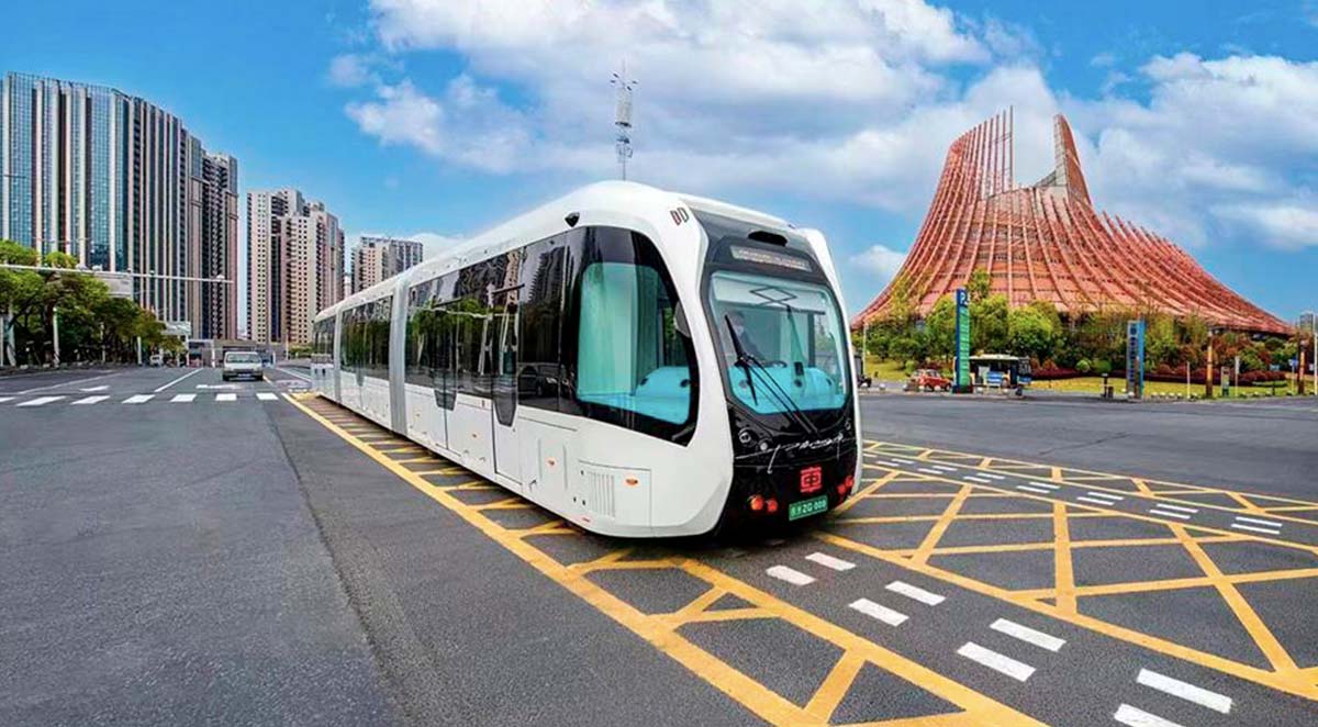 Tranvía autónomo China