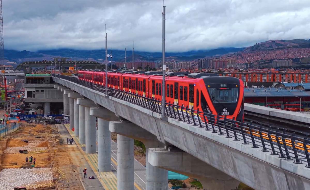 Metro Bogotá primeras pruebas con su propia energía