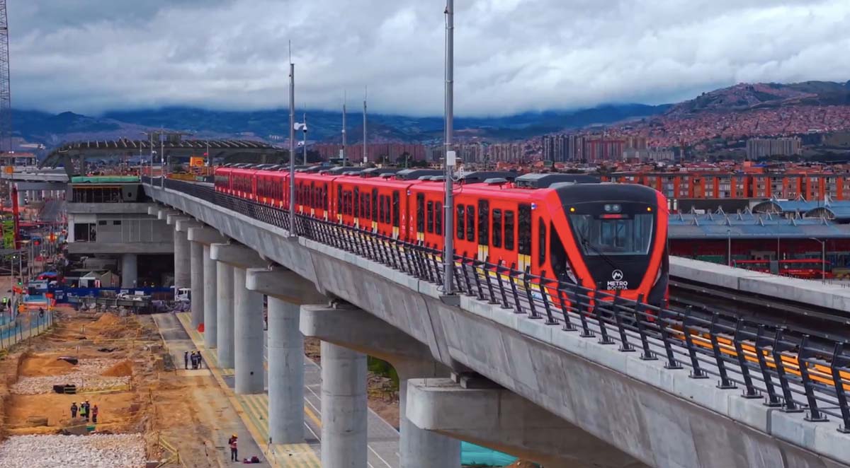 Metro Bogotá primeras pruebas con su propia energía