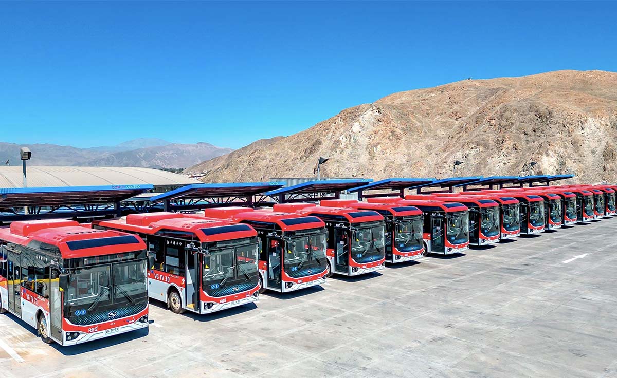 Buses eléctricos chinos América Latina