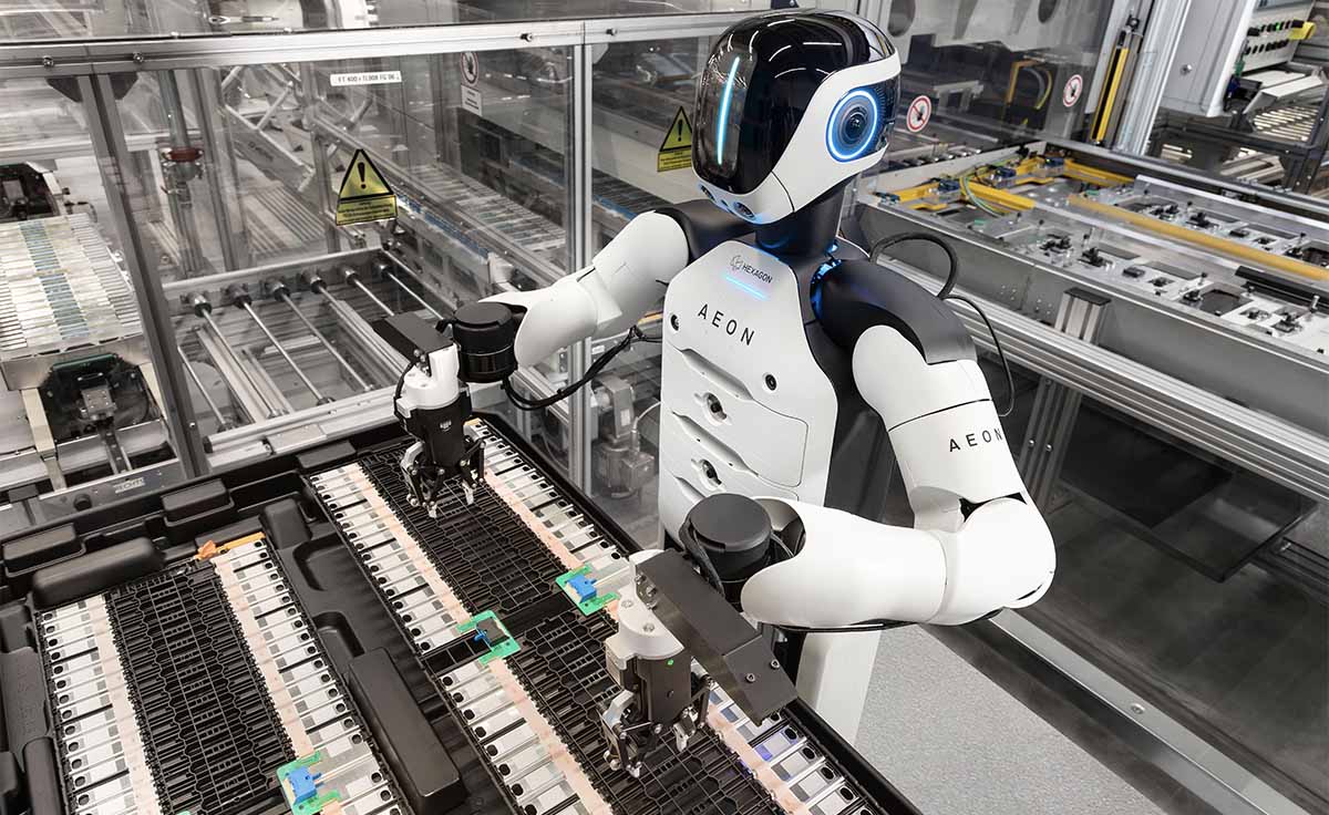 Aeron robot humanoide BMW